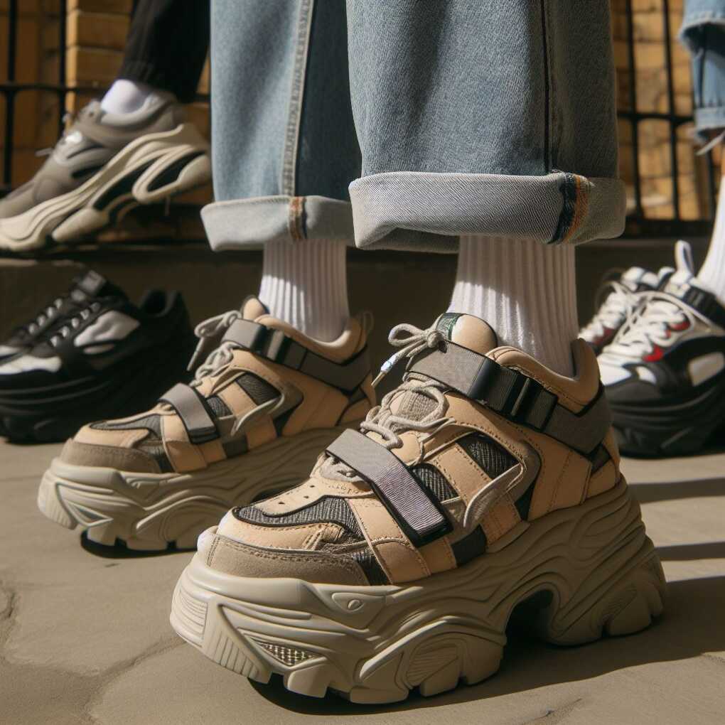 Chunky Sneakers and Platform Shoes