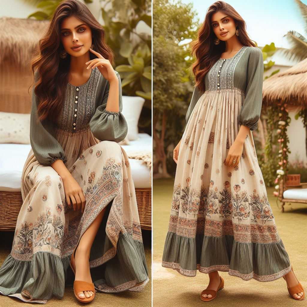 Kurta and Maxi Skirt