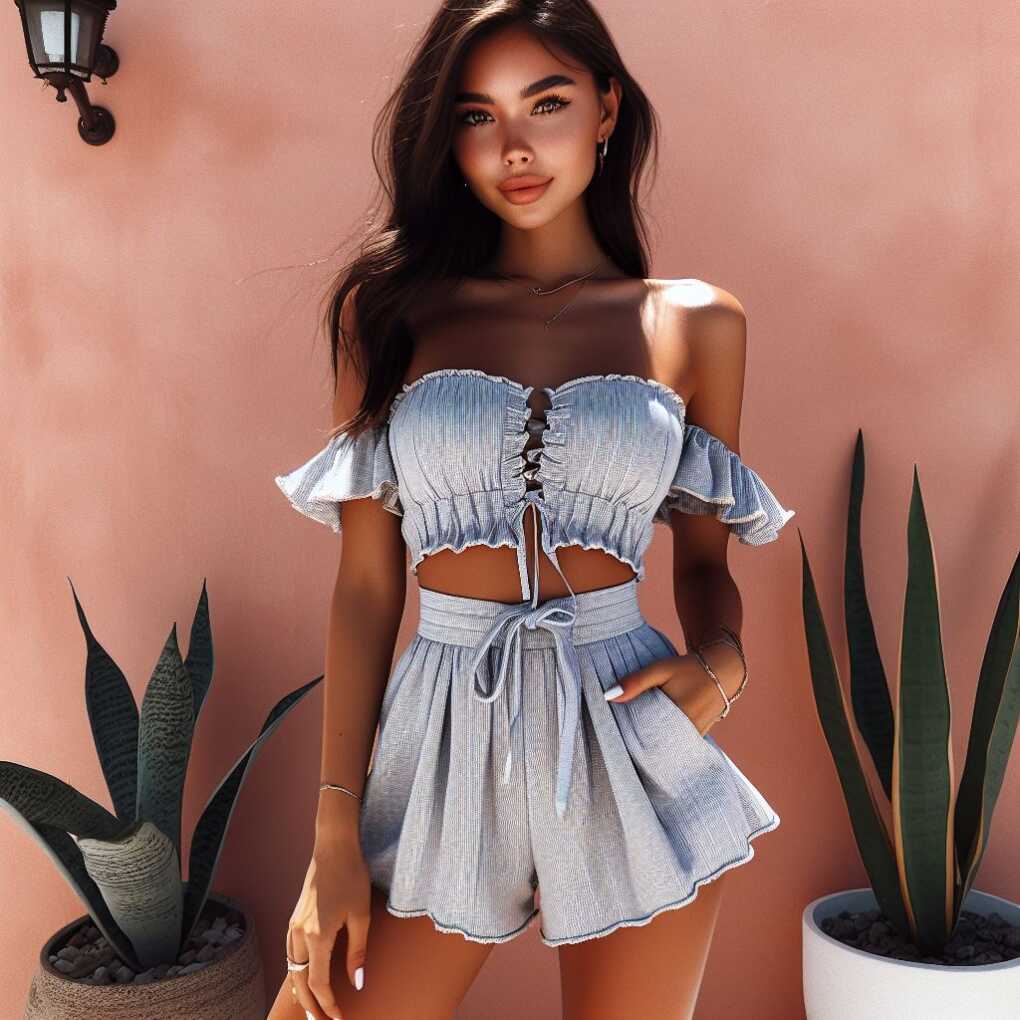 Strapless Rompers