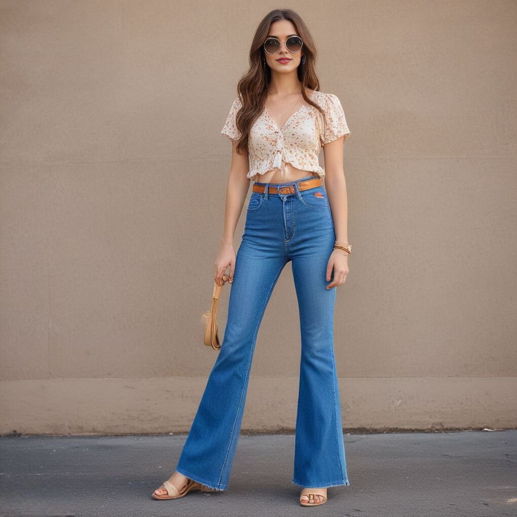 The 70s Bell-Bottom Jeans