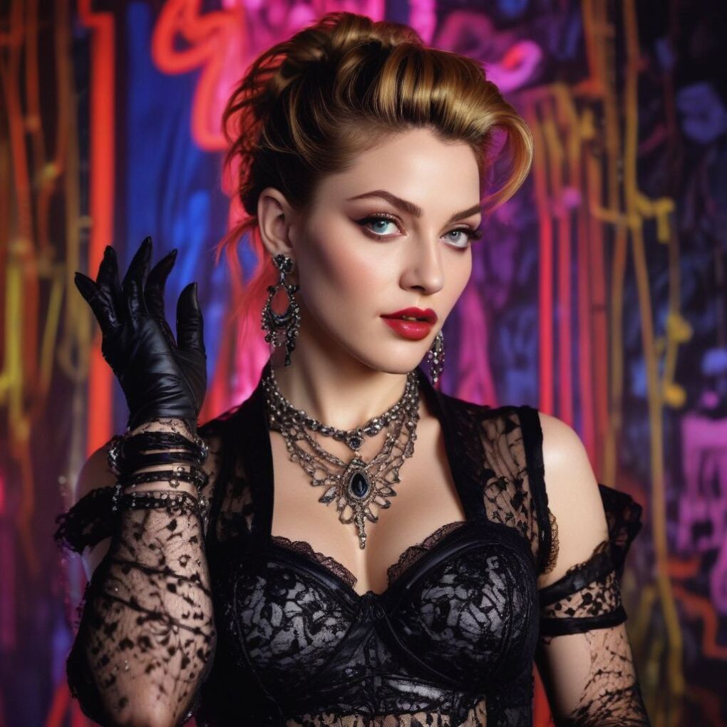 Madonna 80's look costume best sale