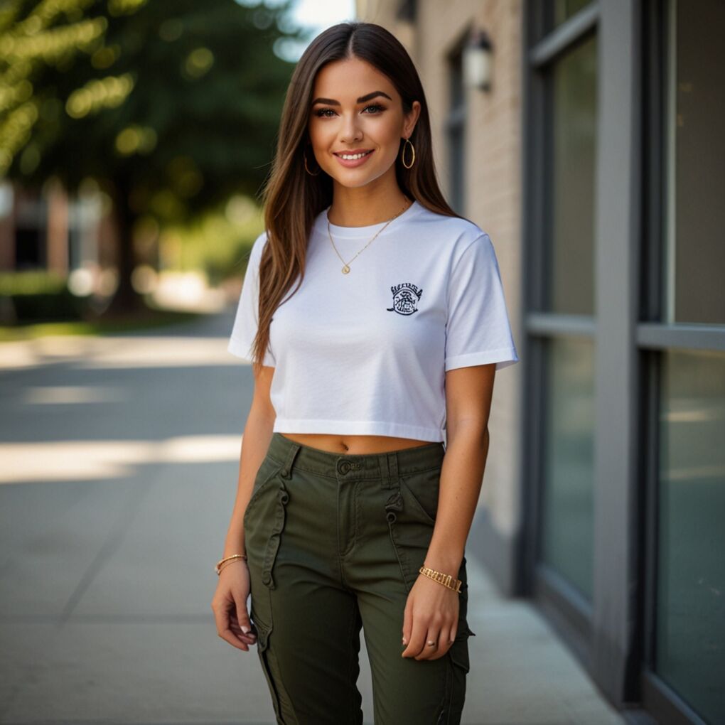 Cargo Pants and Crop Top