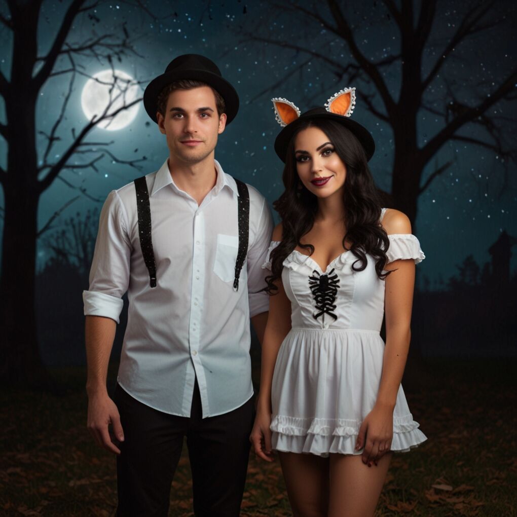 20 Couples Halloween Outfit Ideas Spooky Cute and Creative Costumes for Two Styling Outfits