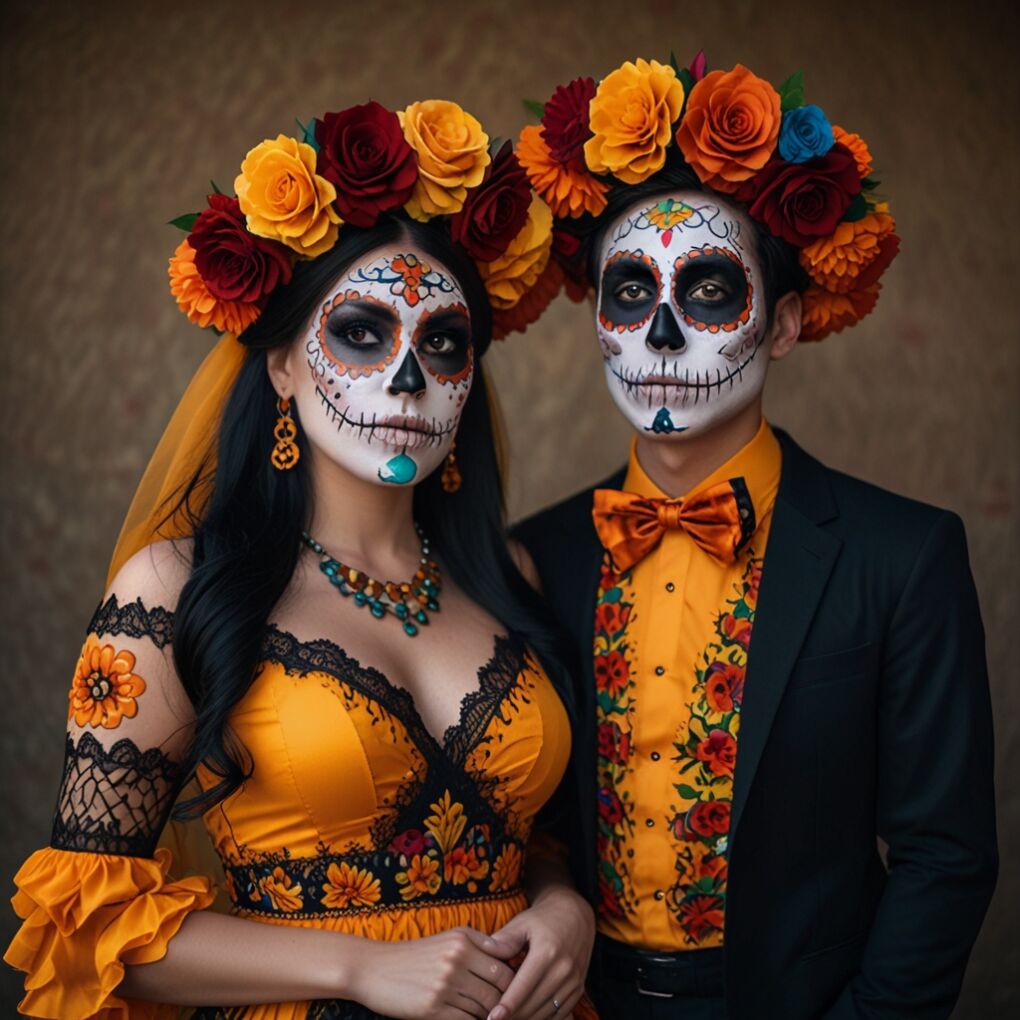 
10. Day of the Dead Couple