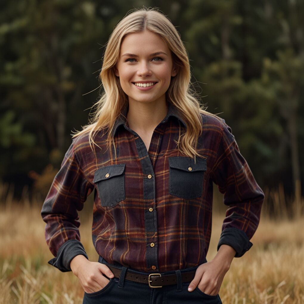 Flannel Shirt and Corduroy Pants