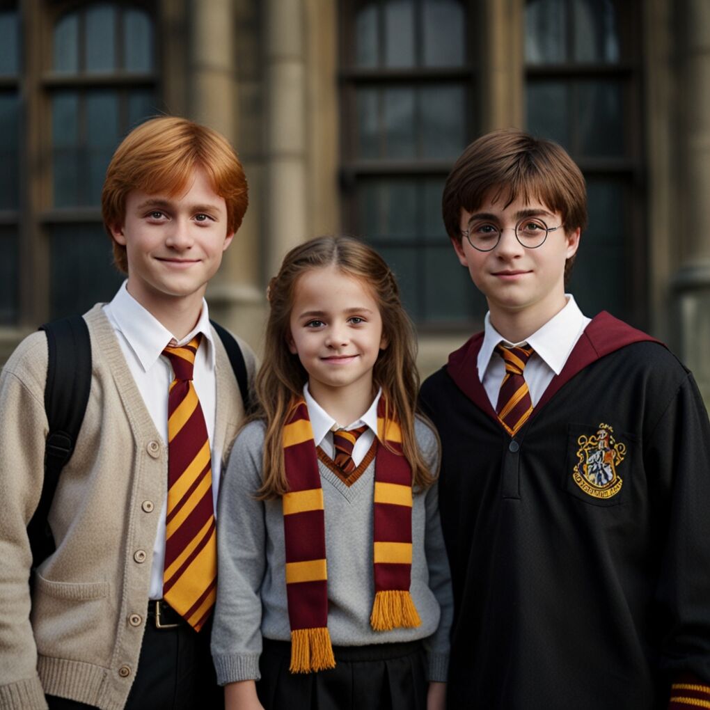 Harry, Ron, and Hermione