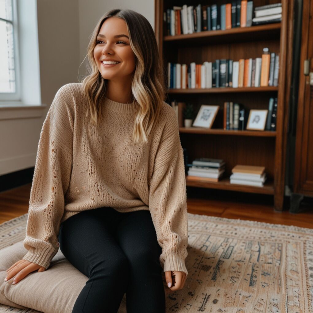 Oversized Sweater and Leggings