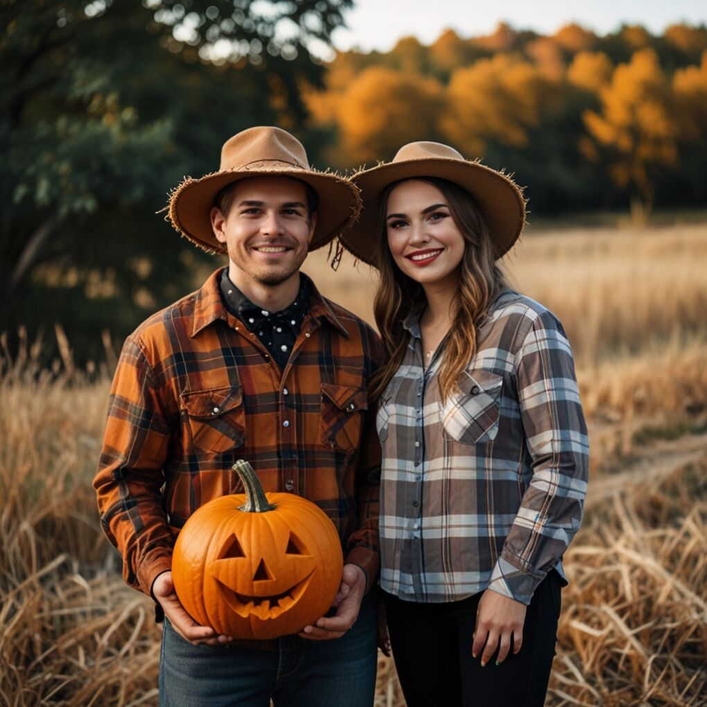 Scarecrow Couple