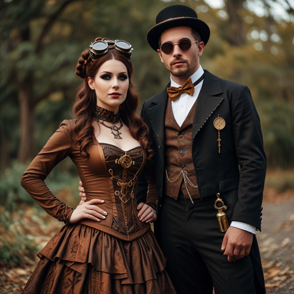 Steampunk Couple