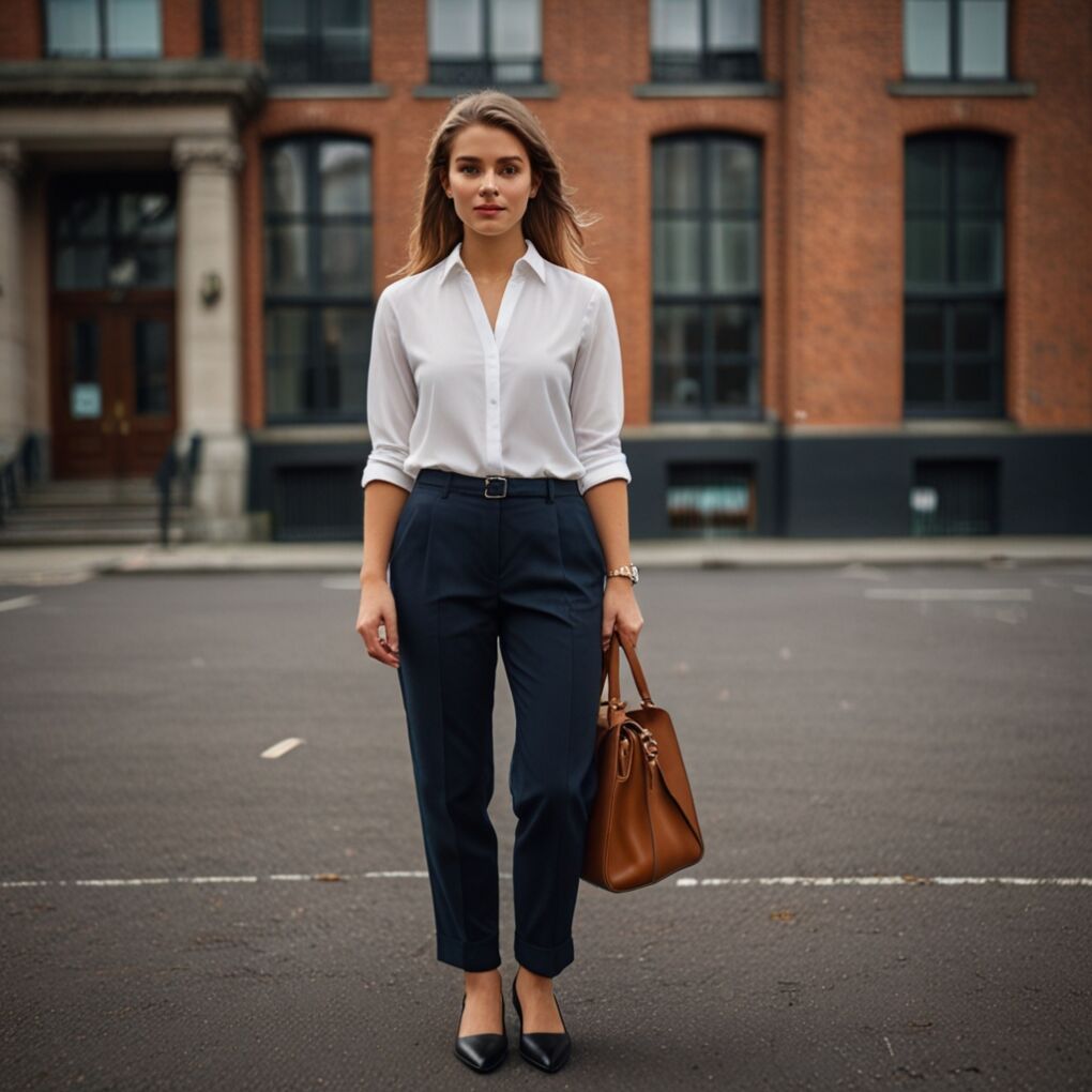 Tailored Trousers and Blouse