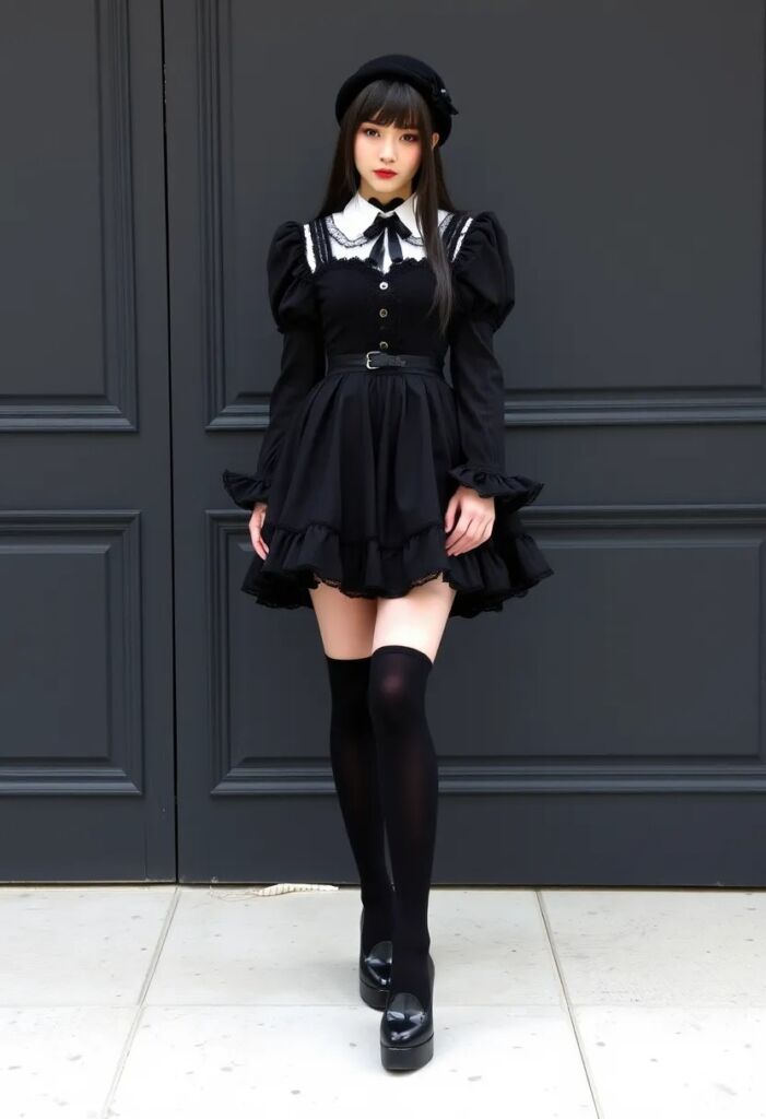 1. Classic Gothic Lolita with a Twist