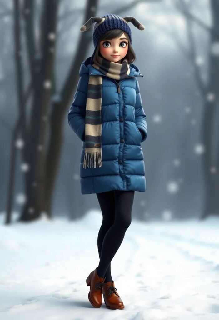 12. Coraline's Winter Wardrobe