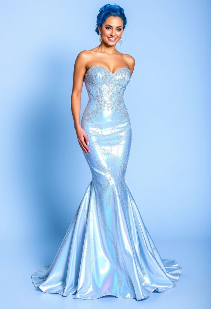 12. Iridescent Mermaid Gown