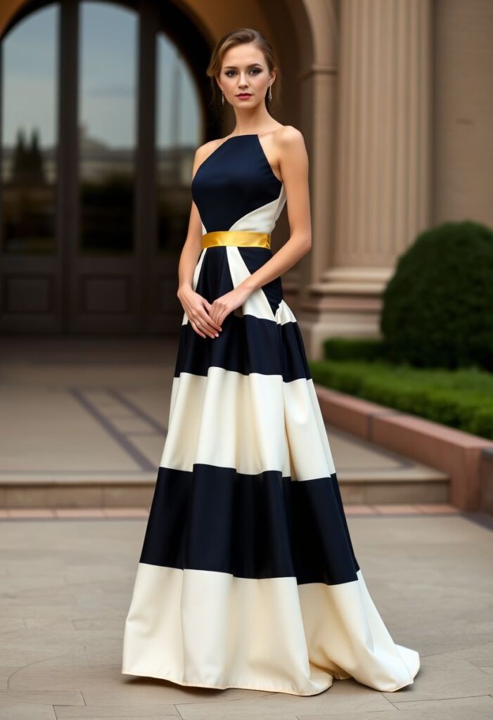 12. The Colorblock Elegance