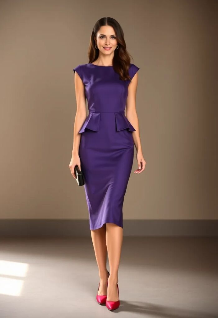 14. The Structured Midi Dress