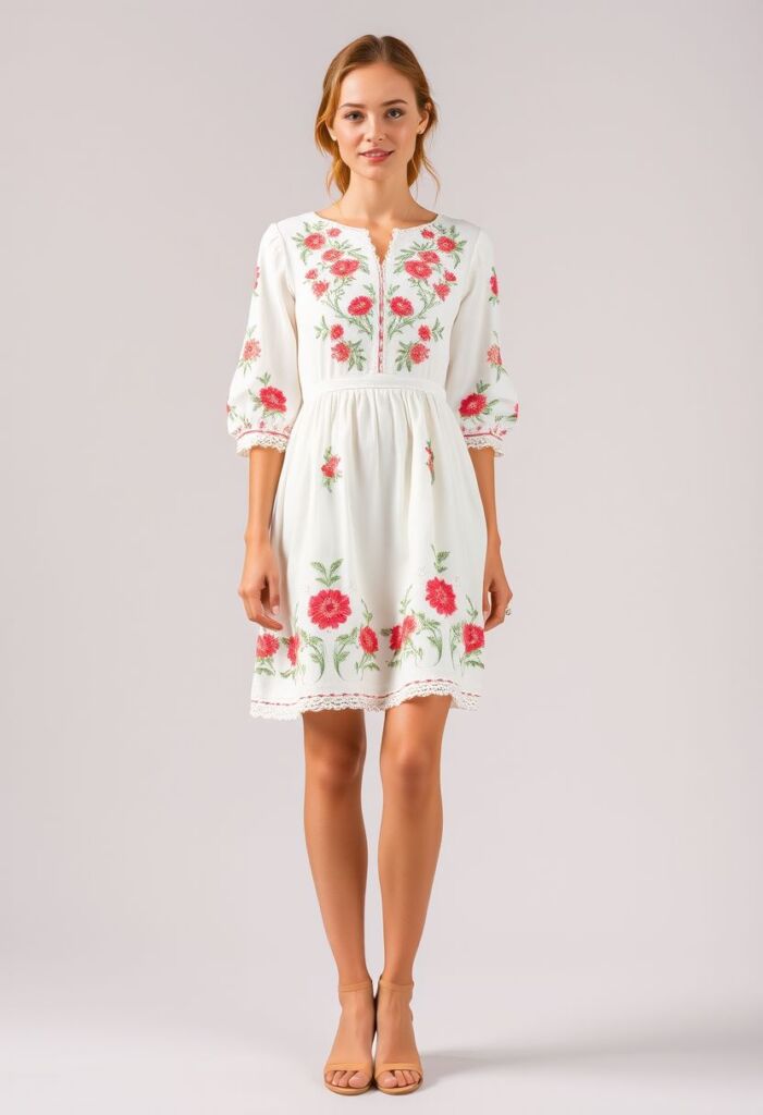 15. Sugar and Spice The Embroidered Dress