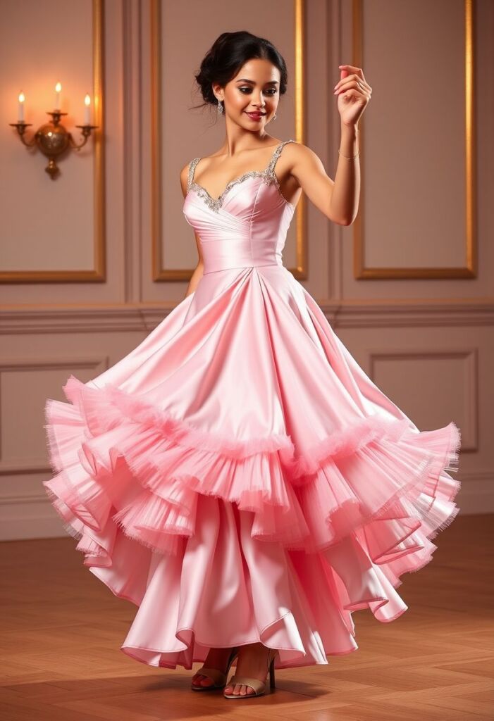 15. The Elegant Viennese Waltz Ball Gown