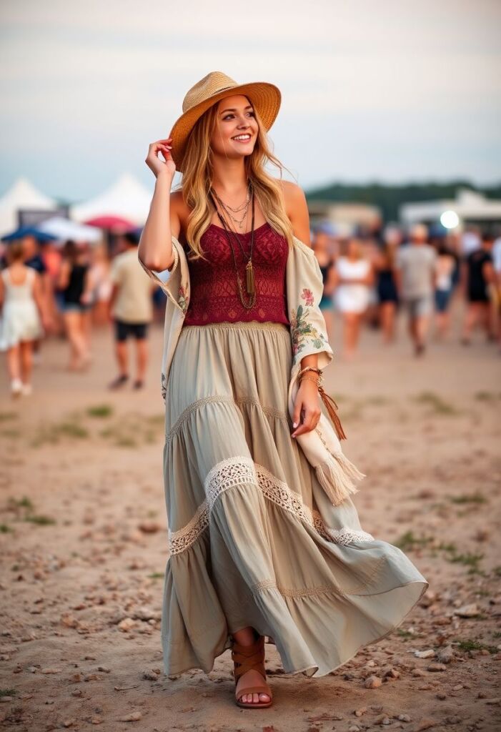 2. Boho Festival Vibes