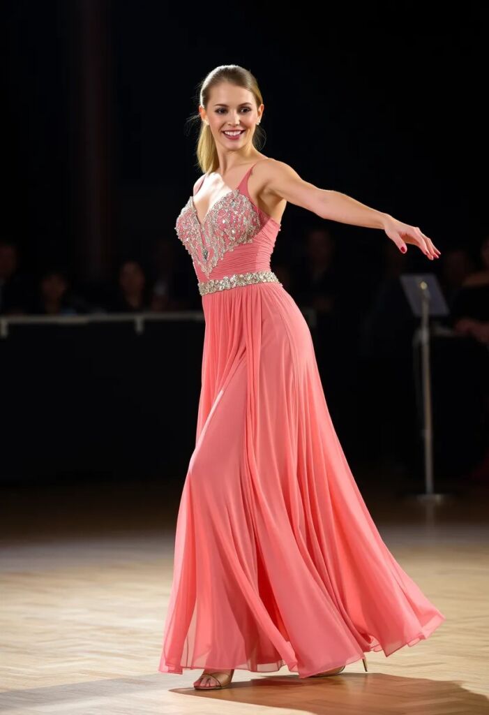 3. The Elegant Ballroom Standard Dress