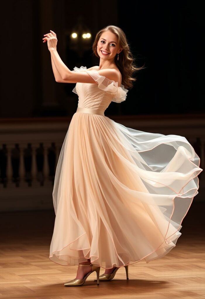 6. The Romantic Viennese Waltz Dress