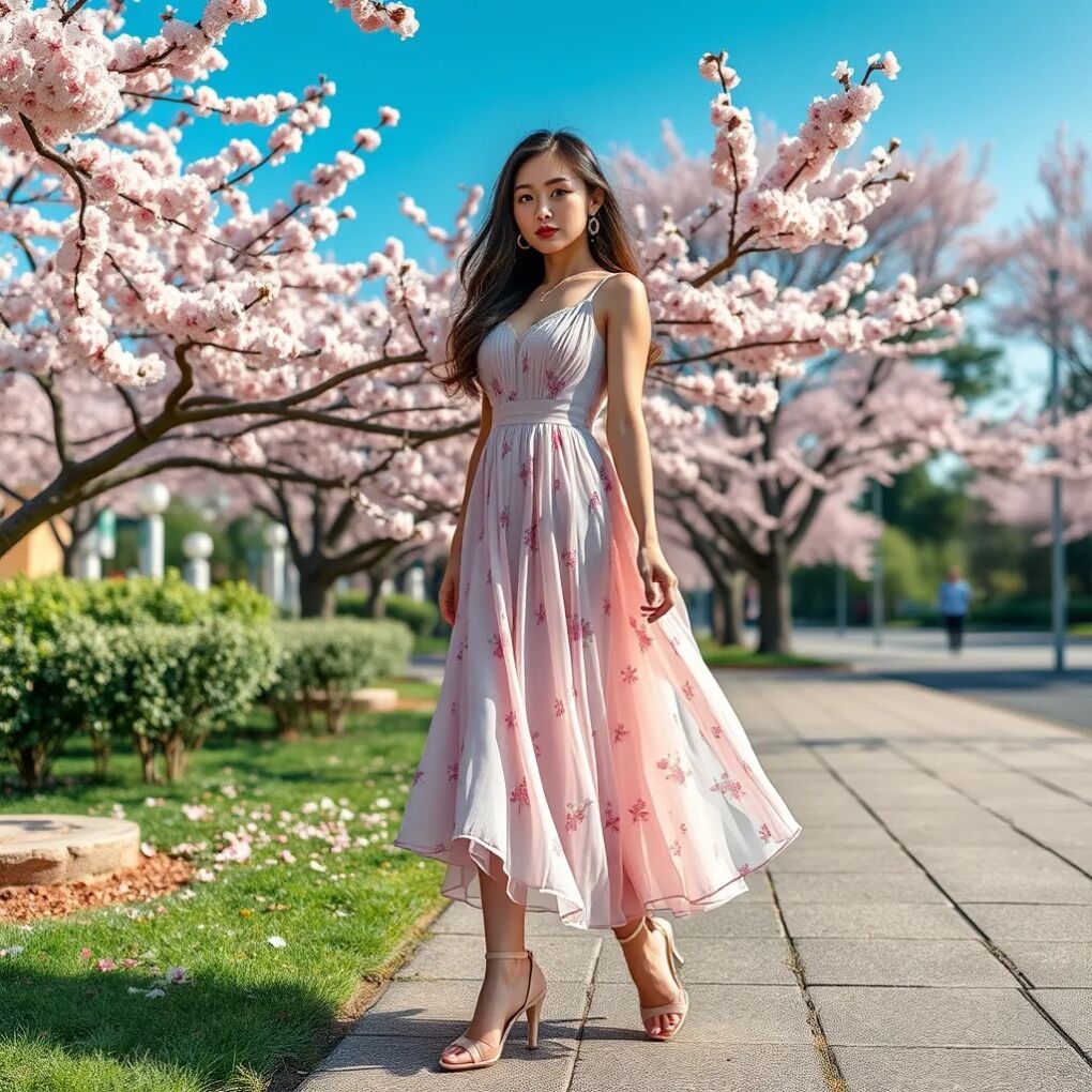 Cherry Blossoms Dress to Impress Outfit Ideas