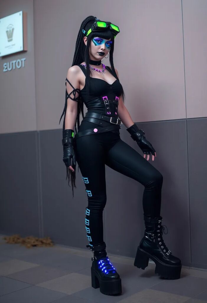 Cyber Goth Futuristic