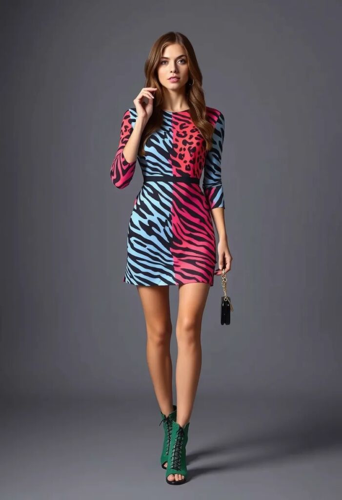 Electric Animal Print The Wild Side Dress