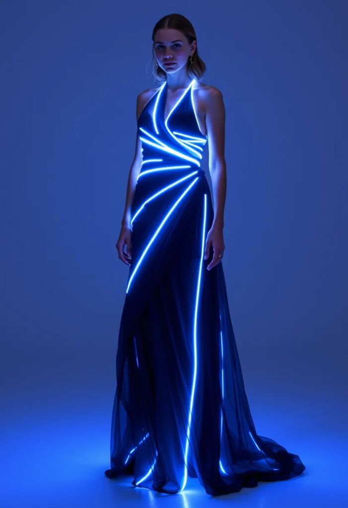 LED-Infused Evening Gown