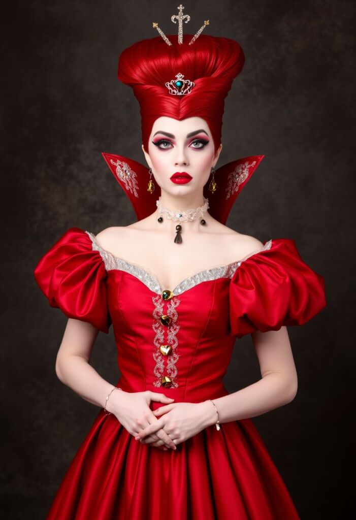 Red Queen's Avant-Garde Look