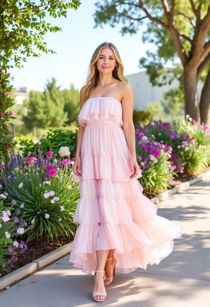 Ruffles and Romance The Tiered Dress