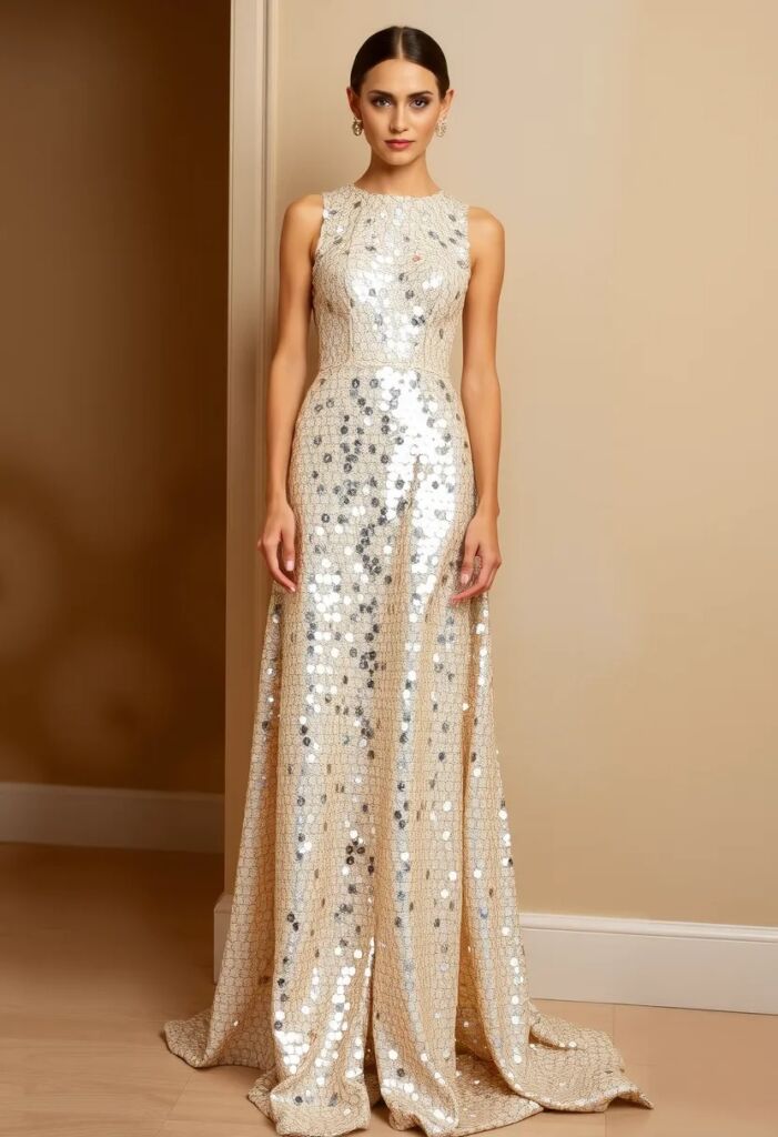 Sequin Sensation The Glittering Gown