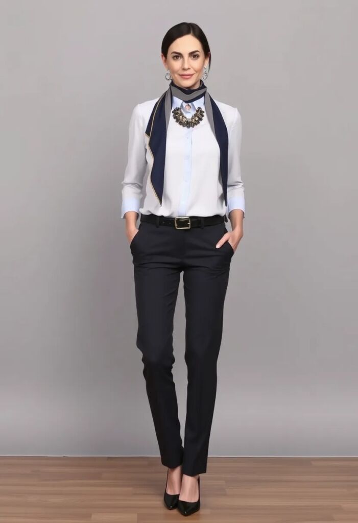 The Tailored Trouser and Blouse Ensemble