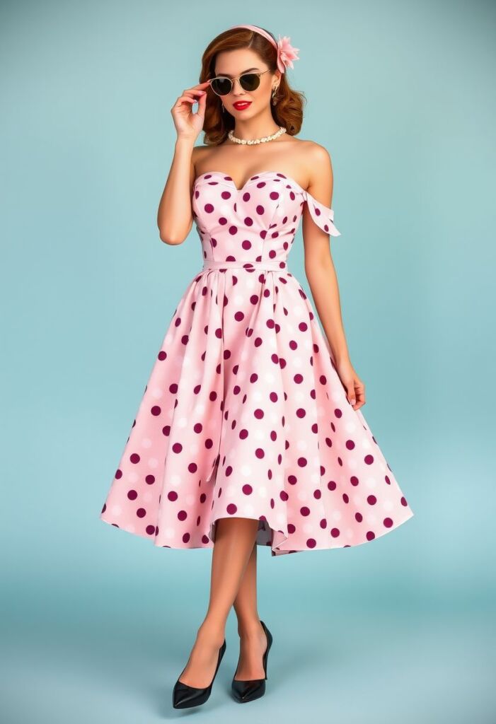 Vintage Vibes The 1950s-Inspired Swing Dress