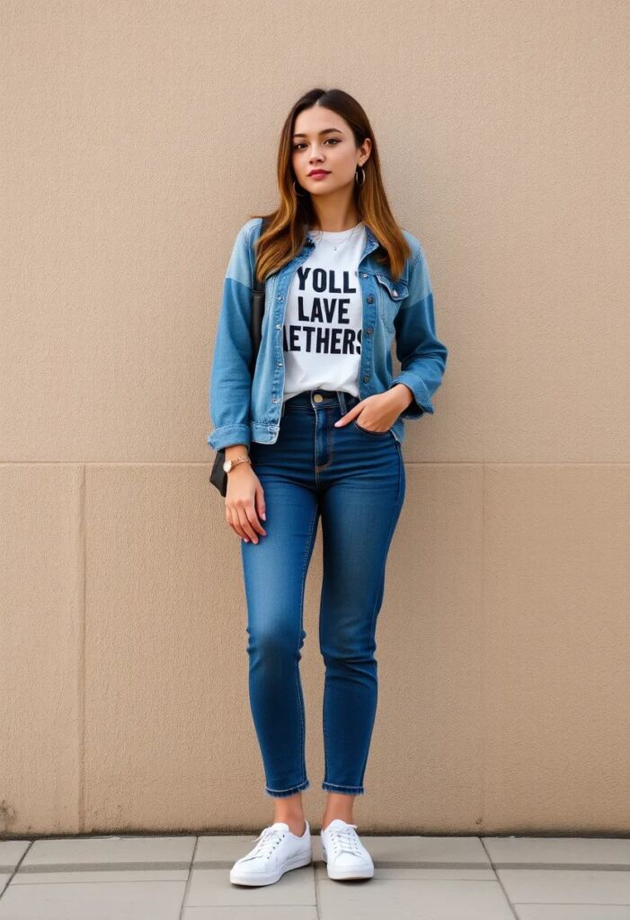 Classic Denim and Graphic Tee