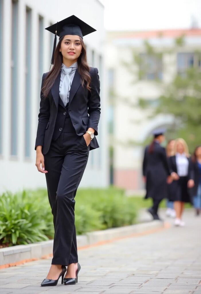 Formal Outfit with a Blazer and Trousers