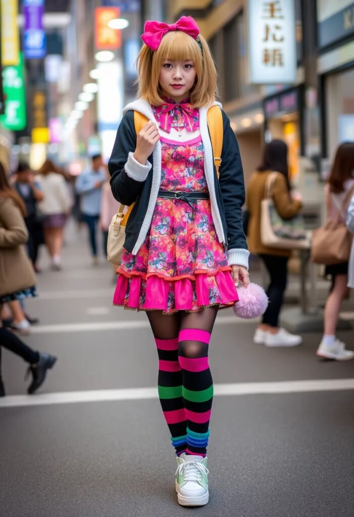 Gyaru-kei Harajuku Street Fashion