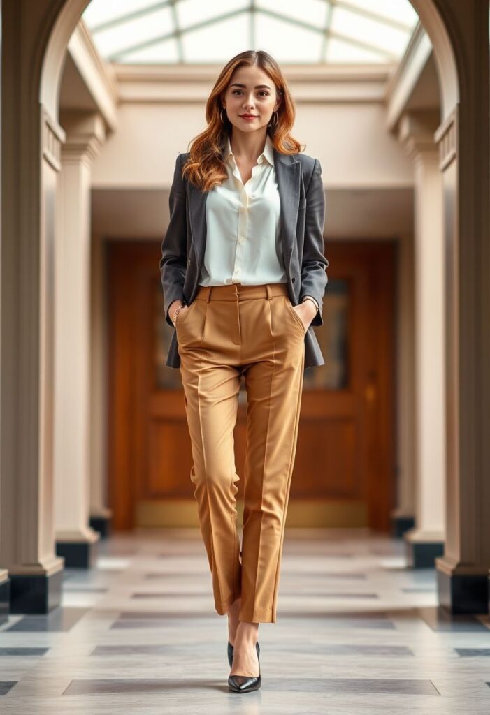 The Classic Trousers and Blouse