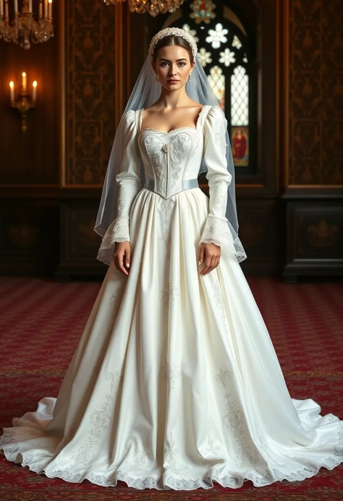 The Elaborate Tudor Wedding Gown