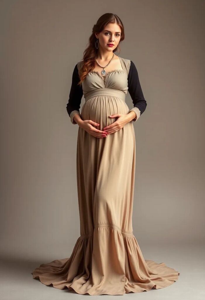 The Regency Maternity Gown