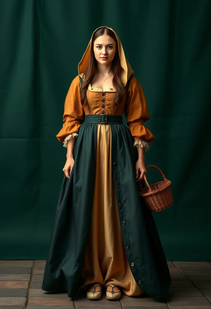 The Tudor Merchant's Wife Attire