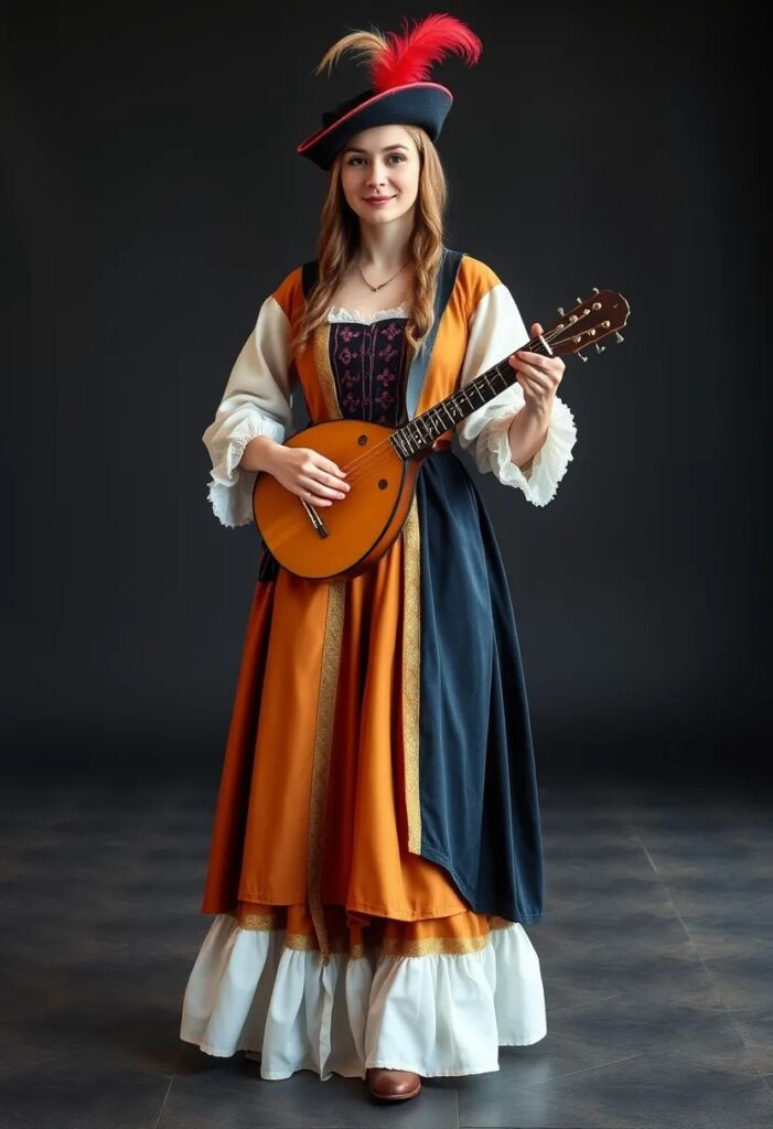 The Tudor Minstrel's Costume