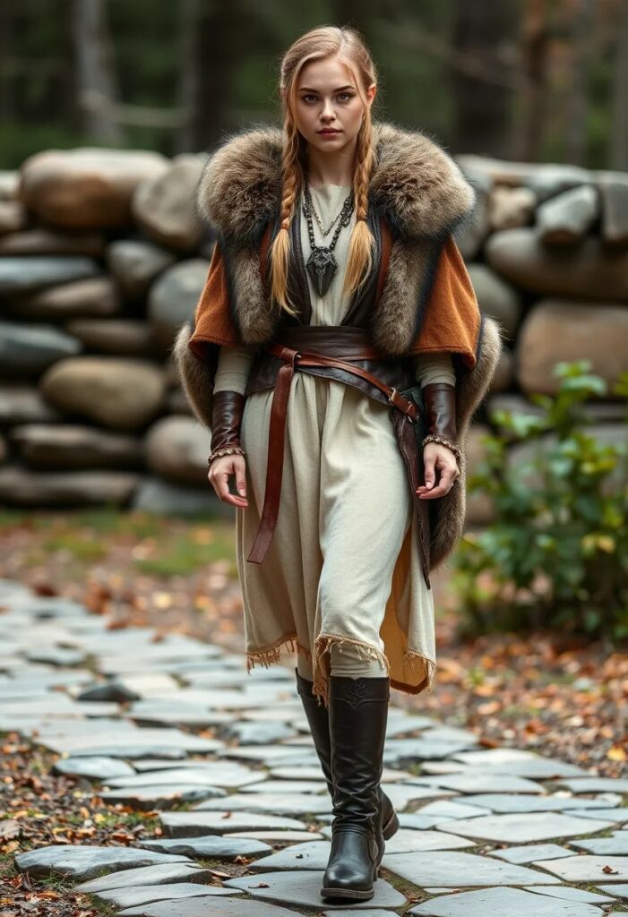 Viking-Inspired Warrior Chic