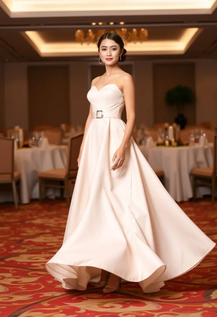 Classic A-Line Gown