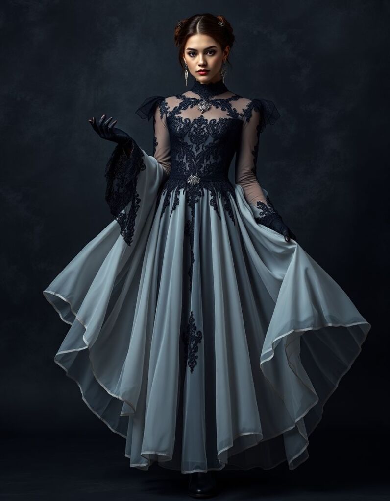 Ghostly Gothic Dress