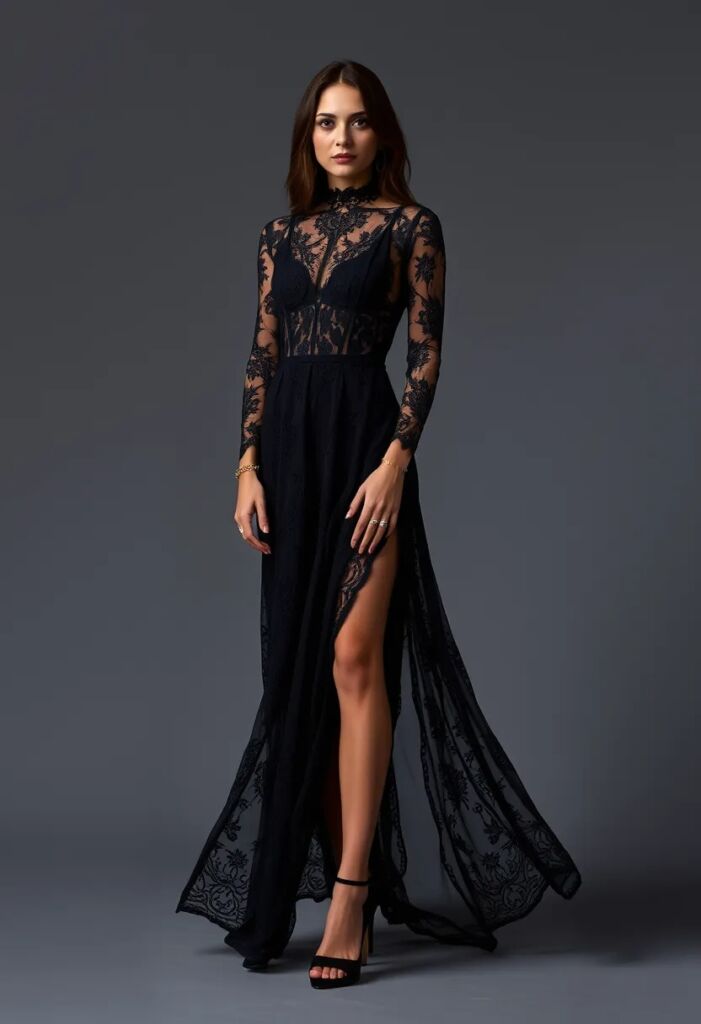 Hauntingly Beautiful Lace Dress