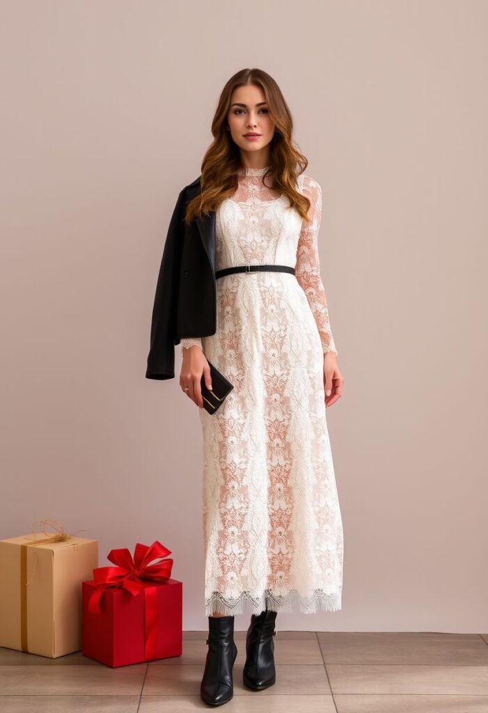 Lace Midi Dress