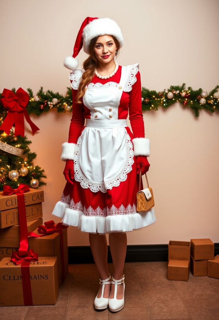 Professional mrs claus costume best sale