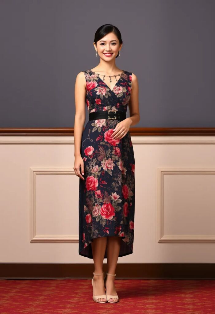 Tea-Length Dress