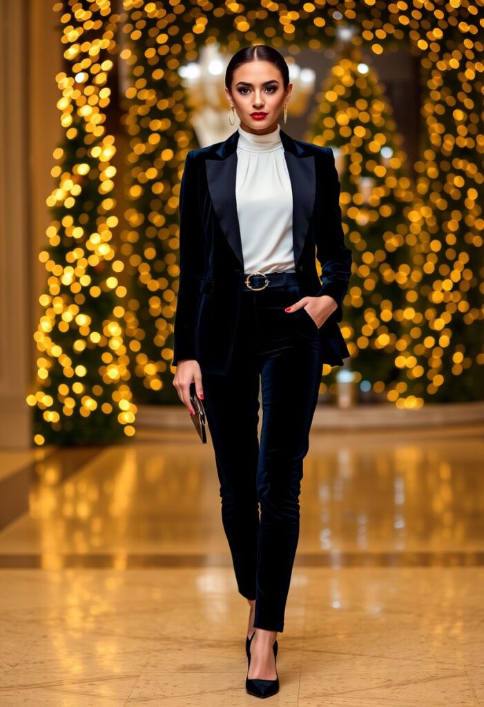 Velvet Tuxedo Suit