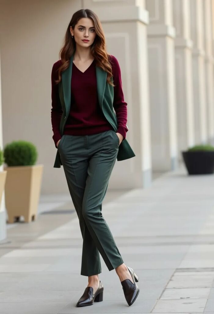 Cashmere Sweater and Trousers